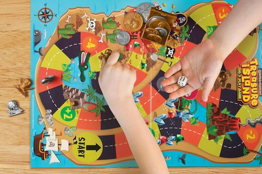 Board Game Το Νησί του Θησαυρού for 2+ Players 5+ Years Old 4M