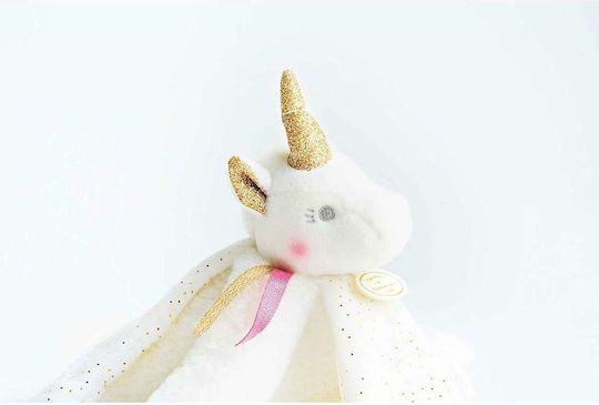 Doudou et Compagnie Πανάκι Μωρού La Licorne White-gold Λευκό