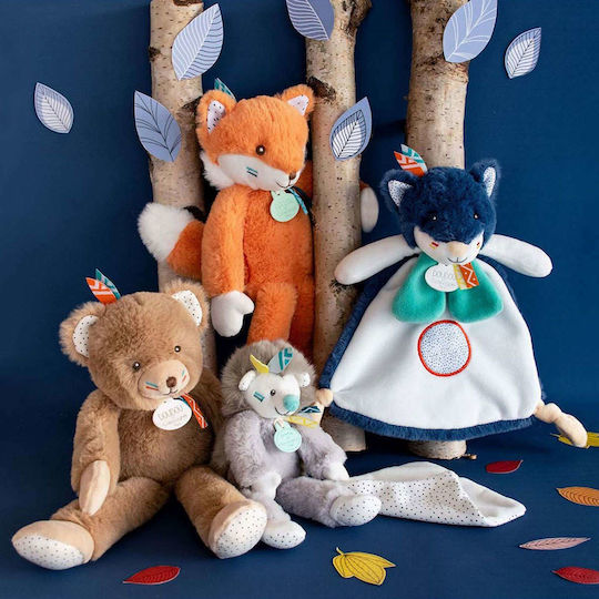 Doudou et Compagnie Пелена за бебе Tiwipi Loup Bleu Blue