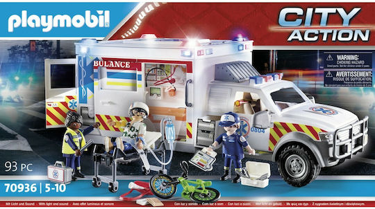Playmobil City Action Ambulance Vehicle for 5-10 years old