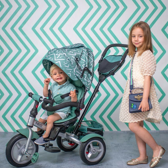 Lorelli Neo Air Luxe 21 Convertible with Parental Handle 4 in 1 for 1-3 Years Green