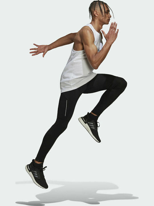 adidas Own the Run Warm Men's Sports Long Leggings Black