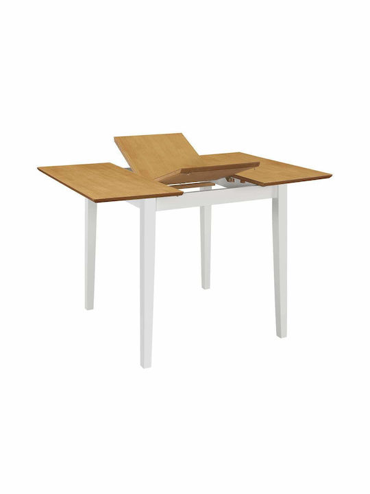 Dining Room Expandable 5pcs 80(+40)x80cm