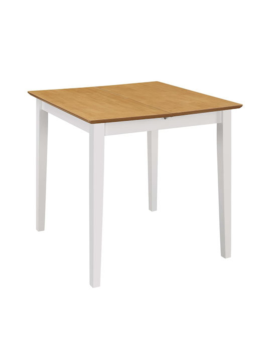 Dining Room Expandable 5pcs 80(+40)x80cm