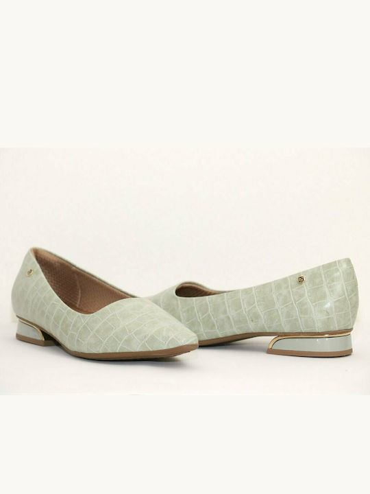 Piccadilly Anatomic Green Low Heels