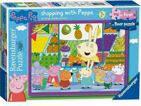 Παιδικό Puzzle Shopping with Peppa για 2+ Ετών 16pcs Ravensburger