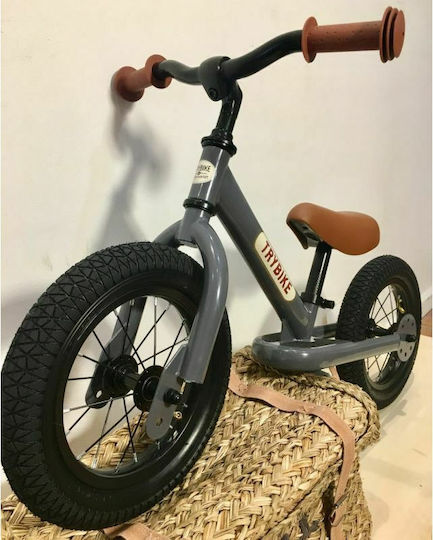 Trybike Bicicletă de Echilibru pentru Copii Vintage Gri