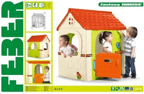 Feber Casă de joacă pentru copii în grădină Fantasy Multicolor 108x85x124cm