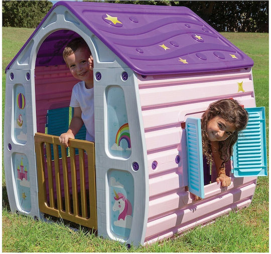 Starplay Plastic Kids Playhouse Multicolour Unicorn Magical 102x90x109cm
