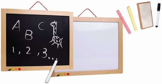Eureka Magnetische Tafel / Schwarzes Brett Beidseitig 46x34cm