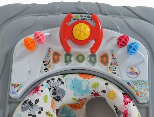 Moni Jungle Fun Baby Walker for 6+ Months Pink
