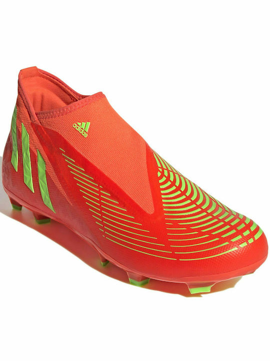 Adidas Predator Edge.3 FG Ψηλά Ποδοσφαιρικά Παπούτσια με Τάπες Πορτοκαλί