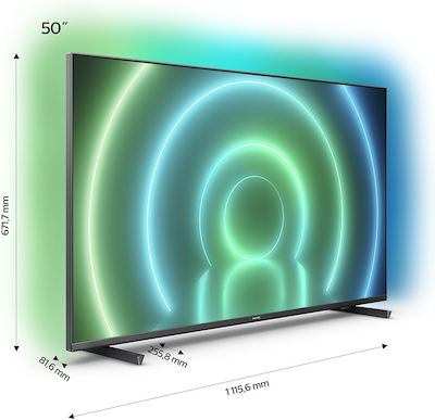 Philips Smart Television 50" 4K UHD LED PUS7906 HDR (2021)