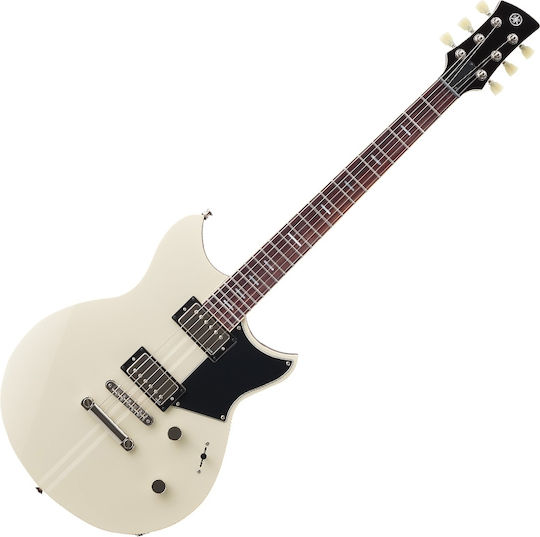 Yamaha Revstar RSS20 Electric Guitar SG with HH Pickup Configuration Vintage White with Case