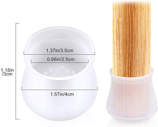 Factory Möbelkappen Runde mit Außenrahmen und Durchmesser 40mm 28Stück