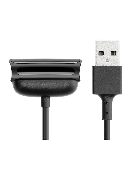 KWmobile USB Charging Ladegerät für Fitbit Charge 5 Schwarzς