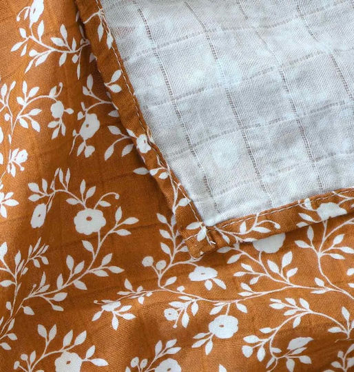 A Little Lovely Company Πάνες Αγκαλιάς από Μουσελίνα Μπεζ 60x60εκ. 2τμχ