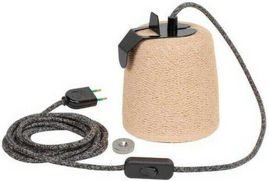 La Case de Cousin Paul Swing Classic Lamp Wall with Socket E14 and Switch Beige 12cm