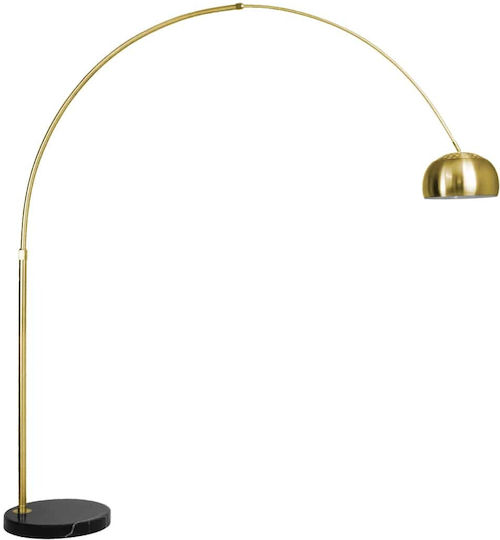 GloboStar Prague Lampa de podea Î220xL210cm. cu Soclu pentru Bec E27 Auriu