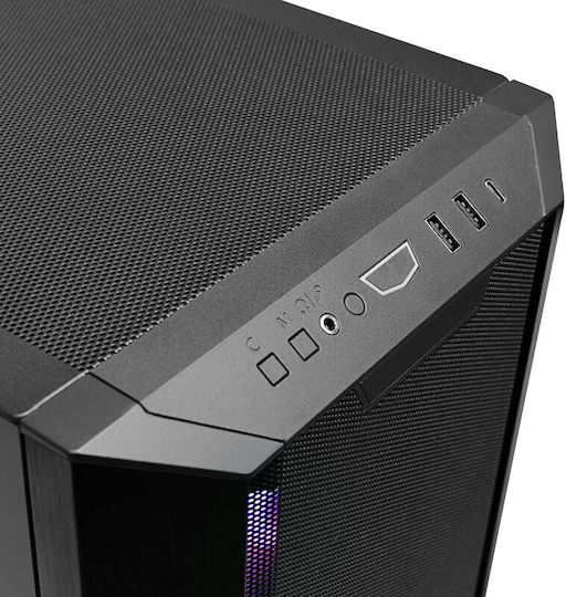 Lian Li Lancool III RGB Gaming Midi Tower Κουτί Υπολογιστή με Πλαϊνό Παράθυρο Μαύρο