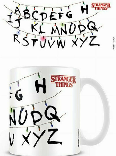 Pyramid International Stranger Things - Lights Κούπα Κεραμική Λευκή 315ml