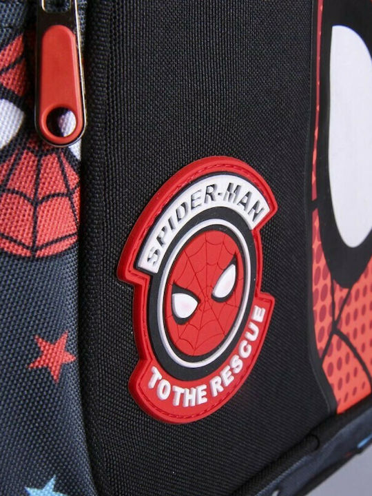 Cerda Spiderman Σχολική Τσάντα Πλάτης Δημοτικού Πολύχρωμη με Θήκη για Παγούρι