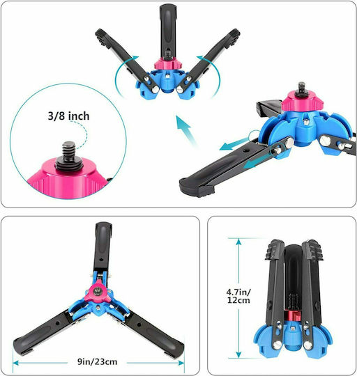Neewer Extendable Camera Carbon Fiber Monopod with Foldable Tripod 10095109