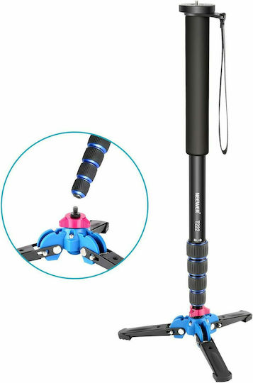 Neewer Extendable Camera Monopod With Foldable Tripod Support Base 10091158