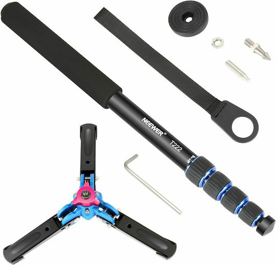 Neewer Extendable Camera Monopod With Foldable Tripod Support Base 10091158