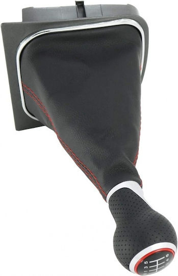 6 Shift Knob with Bubble Universal Volkswagen Golf 6 A6 MK6 GTI GTD R20 2009-2013 black