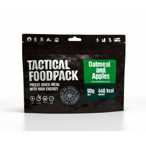 Tactical Foodpack Oatmeal & Apples Ready Meal with Vegetables 90gr