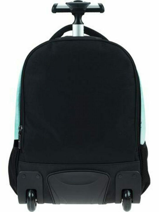 Maui & Sons Pastel School Bag Trolley Elementary, Elementary Multicolour with Water Bottle Holder 30Liters