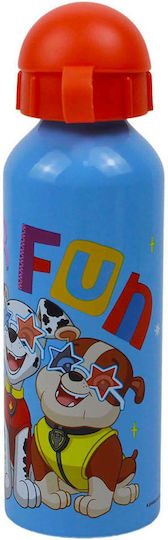 Gim Paw Patrol Kids Water Bottle Paw Patrol Aluminium with Pop-Up Cap 520ml