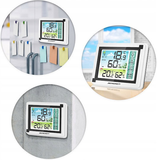Berdsen BD-900 Wireless Stație meteorologică Digital De masă / Montat pe perete Alb