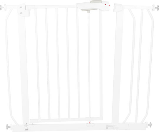 Kikka Boo All Safe Foldable Security Door Simple Placement made of Metal in White Color 85x79cm 1pcs