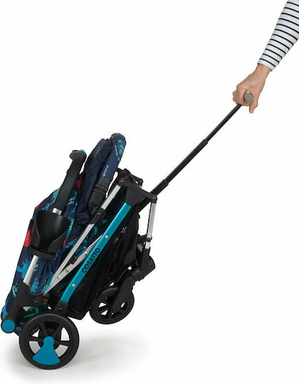 Cosatto Woosh 3 D is for Dino Baby Stroller Suitable for Newborn Navy Blue 7.2kg