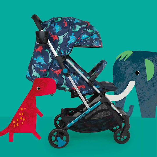 Cosatto Woosh 3 D is for Dino Baby Stroller Suitable for Newborn Navy Blue 7.2kg