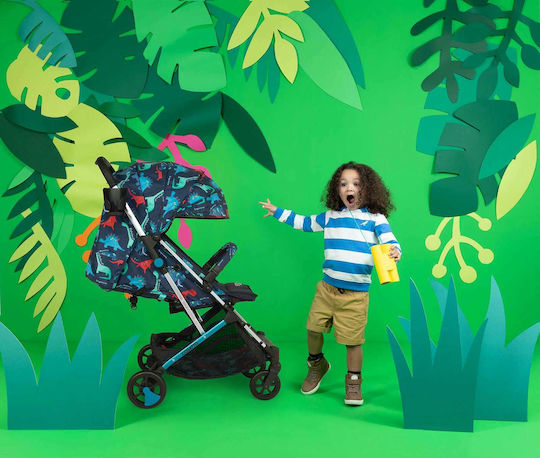 Cosatto Woosh 3 D is for Dino Baby Stroller Suitable for Newborn Navy Blue 7.2kg