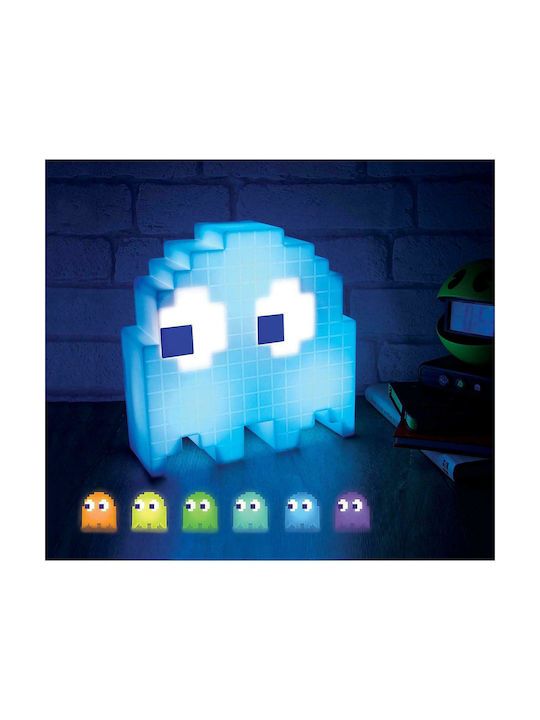 Paladone Kids Decorative Lamp Pac-Man Ghost with Color Changes Blue
