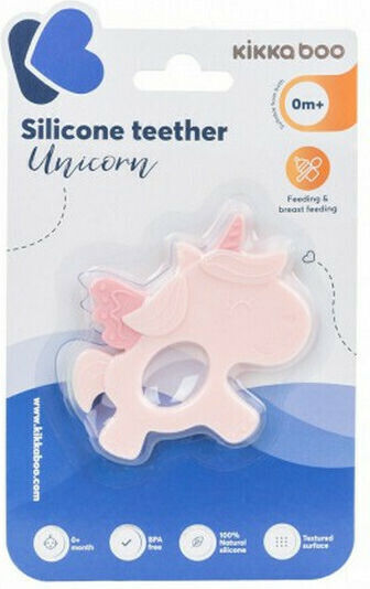 Kikka Boo Unicorn Μασητικός Κρίκος Οδοντοφυΐας από Σιλικόνη για 0 m+