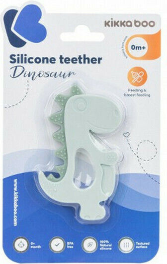 Kikka Boo Dinosaur Silicone Teething Ring for 0 m+