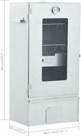 vidaXL Smoker Smoking Oven 44,5x29x83cm