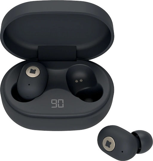 Kreafunk aBEAN In-ear Bluetooth Handsfree Căști cu Carcasă de Încărcare Negru