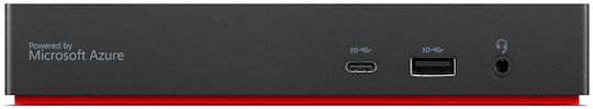 Lenovo ThinkPad Thunderbolt 4 Smart Dock Thunderbolt 4 Docking Station με HDMI/DisplayPort 4K PD Ethernet Μαύρο