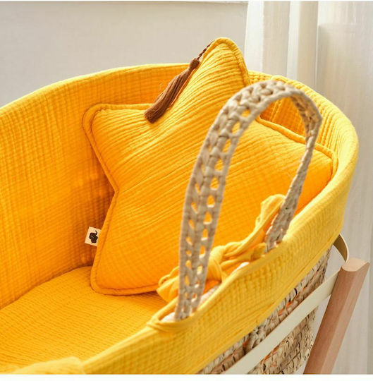 Funna Baby Crib Decorative Pillows Welcome Yellow 2pcs
