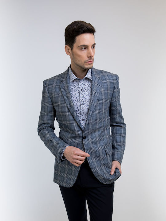 Jachetă albastră S4118/901 Slim Fit