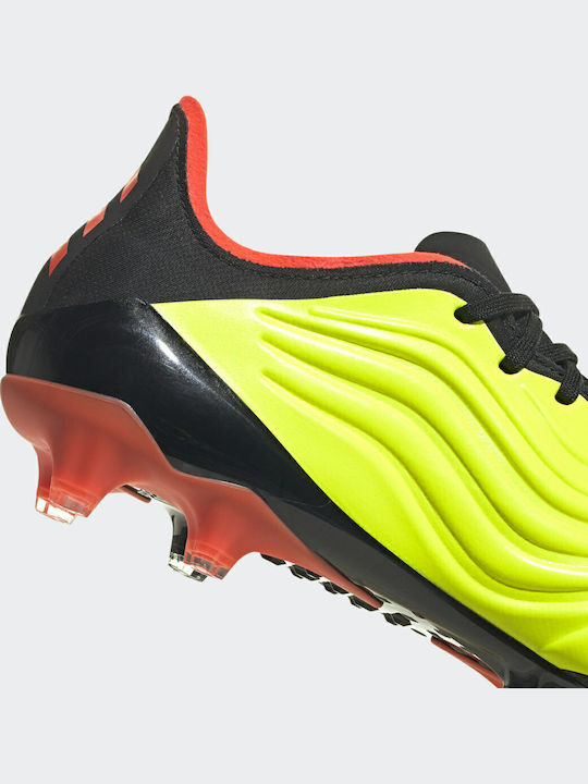 adidas Copa Sense.1 Ποδοσφαιρικά Παπούτσια με Τάπες AG Team Solar Yellow / Solar Red / Core Black