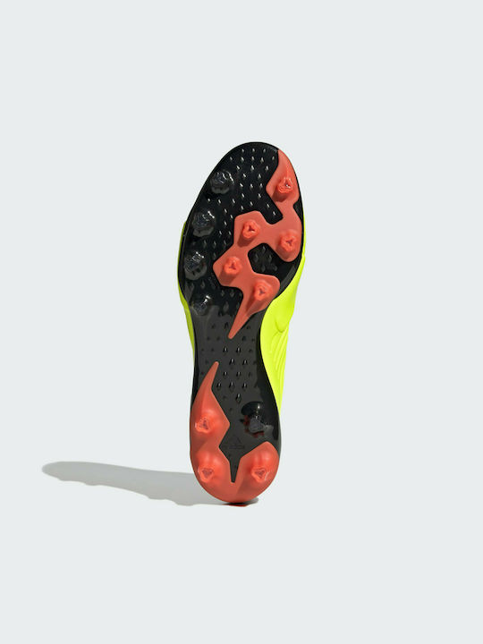 Adidas Copa Sense.1 AG Scăzut Pantofi de fotbal cu clești Echipa Solar Yellow / Solar Red / Core Black