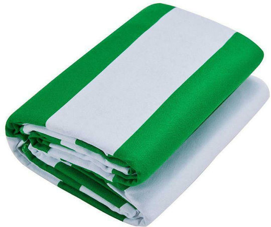 CressiSub Fast Drying Microfiber Body Towel Stripe Kelly 180x90cm