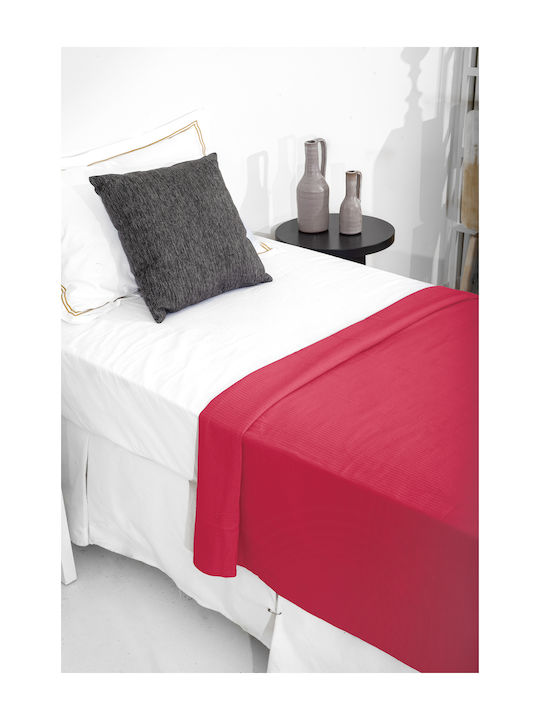 Family Enterprise Pique Single Blanket 170x250cm Fuchsia